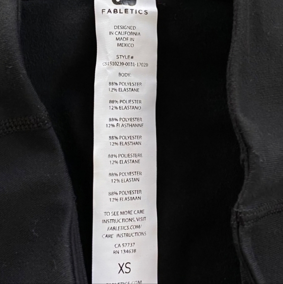 Cropped Black (in Back) Multi Colored in Front - Picture 6 of 6